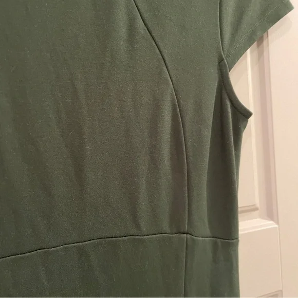 FELICITY & COCO | Green midi sheath dress size small - Picture 2 of 7